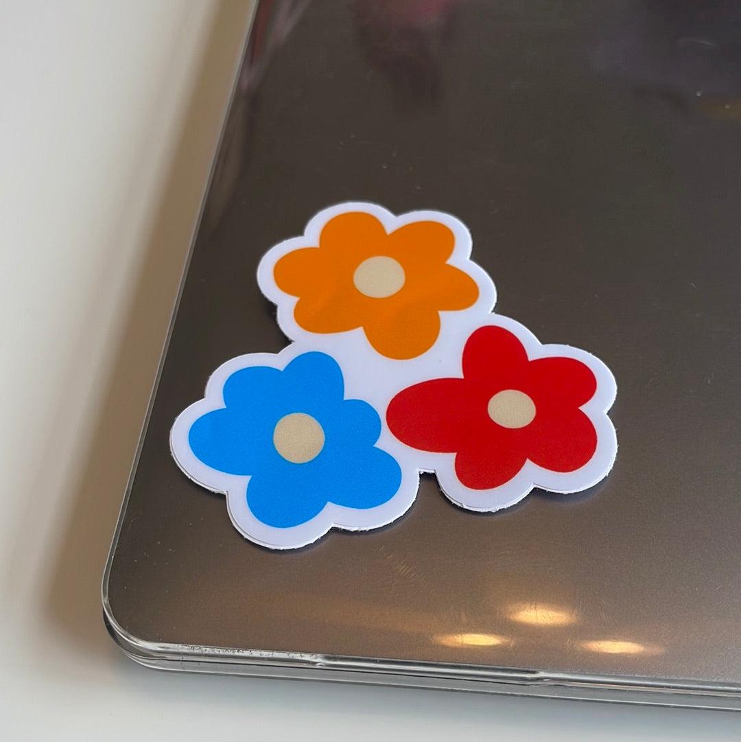 groovy flowers - Sticker