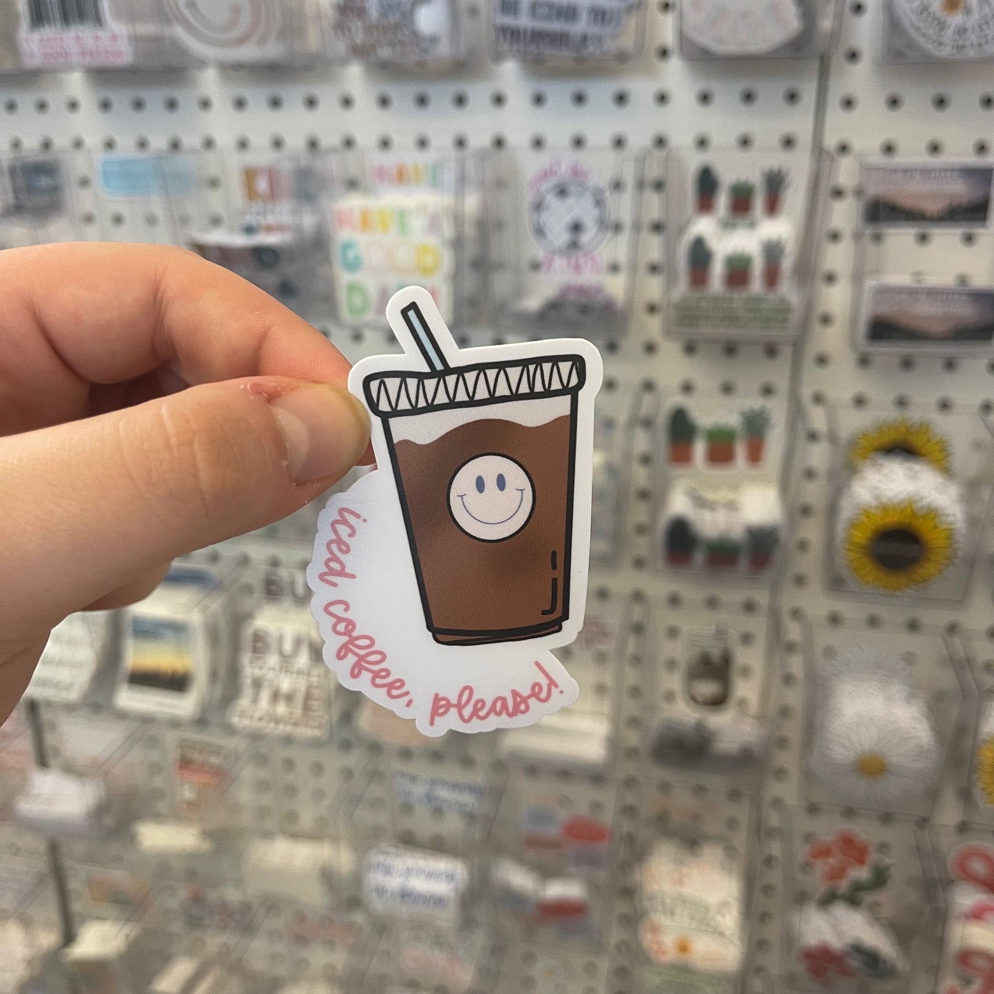 Iced coffee, please - Sticker