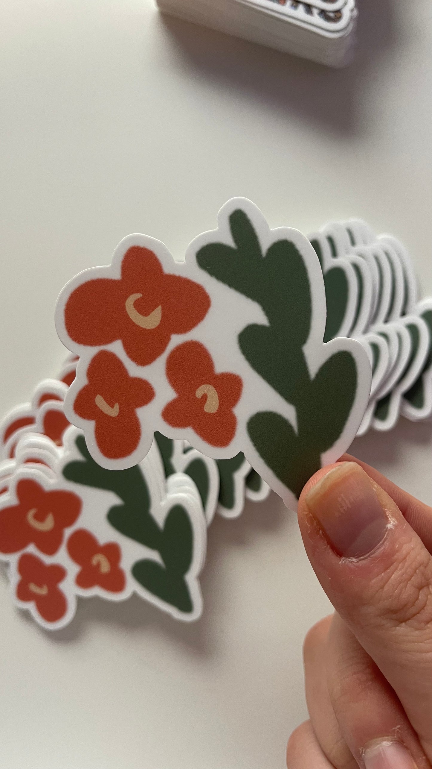 Pink Flowers - Sticker