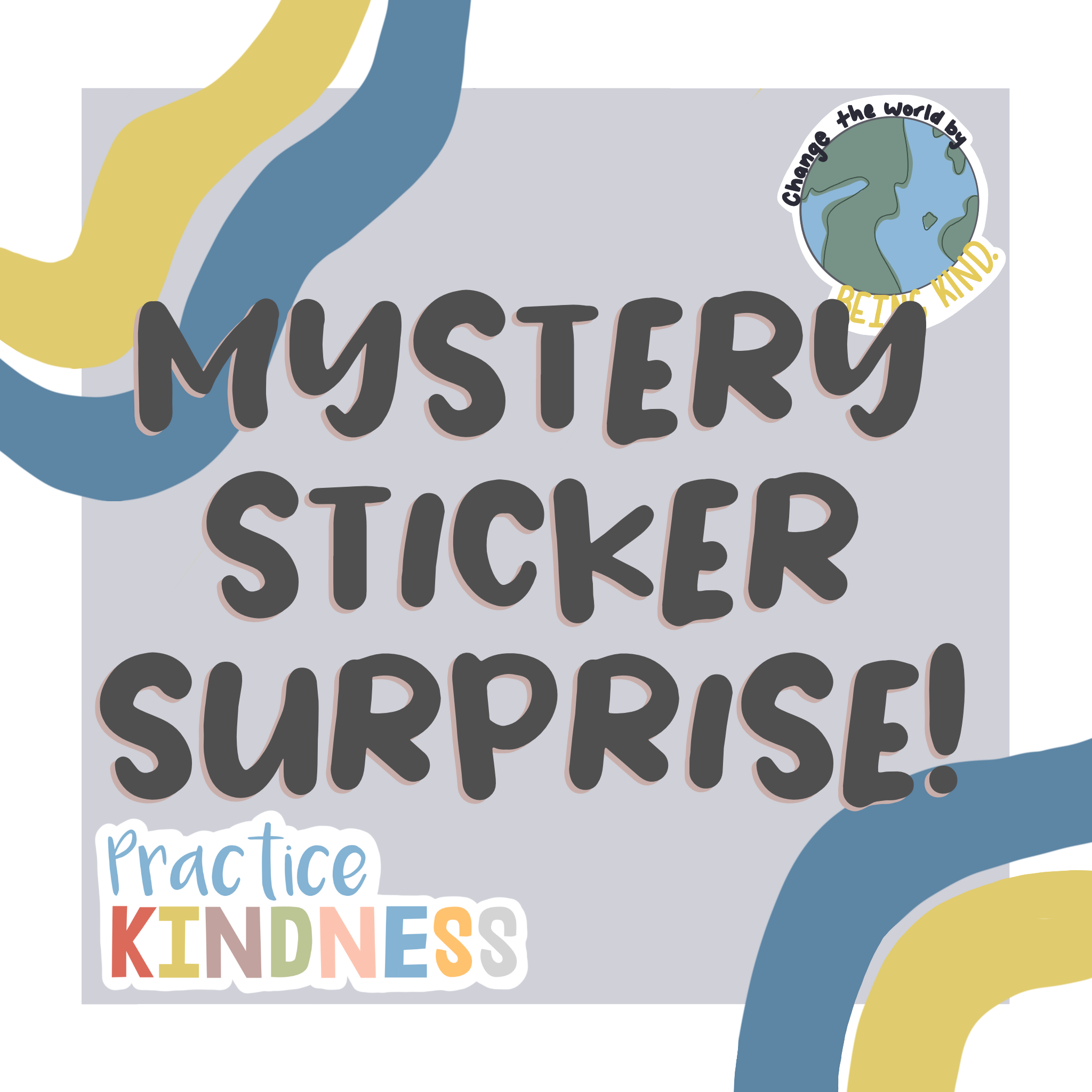 Kindness Sticker Pack (4 Stickers) – BootsTees