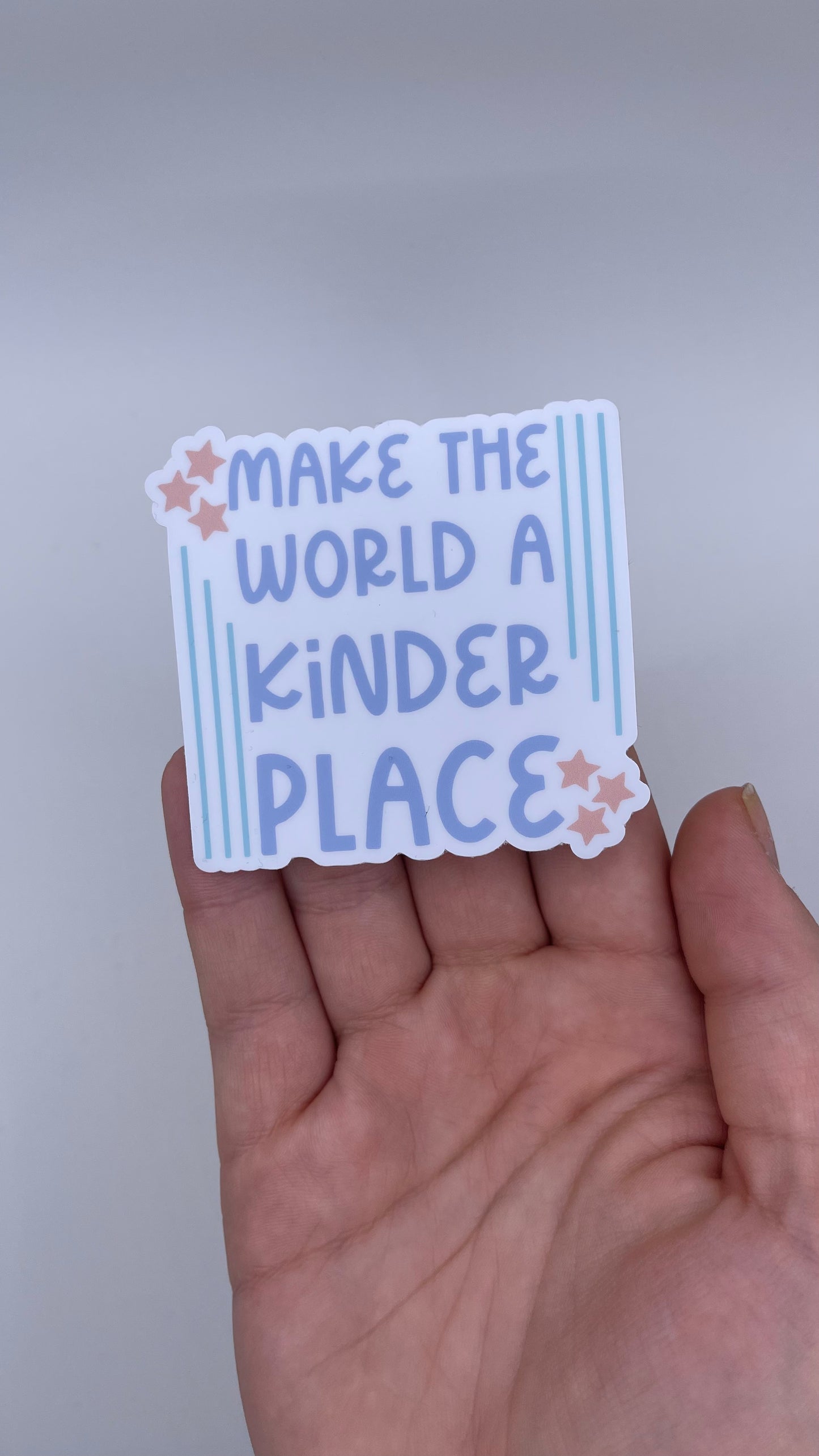 Make the world a kinder place - Sticker