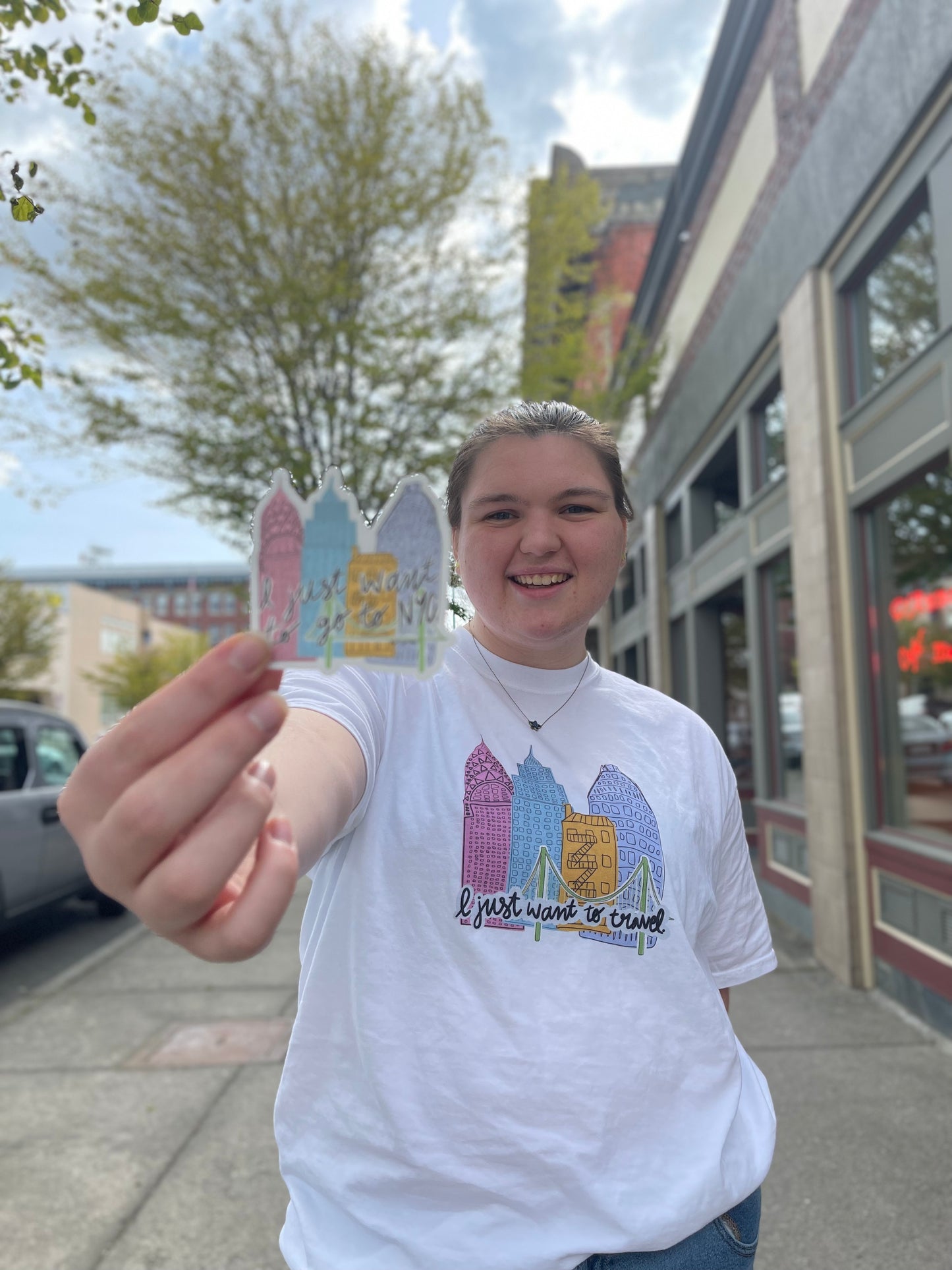 I Just Want To Go To NYC - Sticker