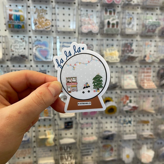 Fa la la jbk snowglobe - Sticker