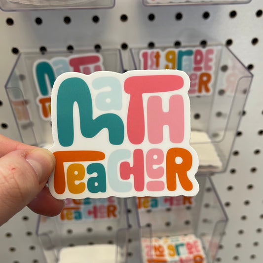 Math teacher - Sticker