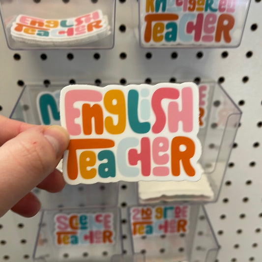English teacher - Sticker