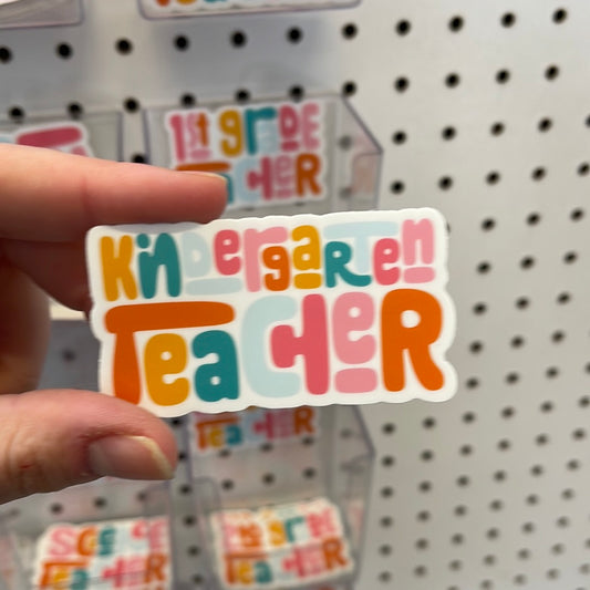 Kindergarten teacher - Sticker