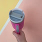 Be The Reason Someone Smiles Today! - Pink 40 oz Tumbler