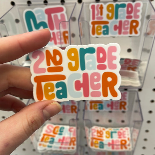 2nd grade teacher - Sticker
