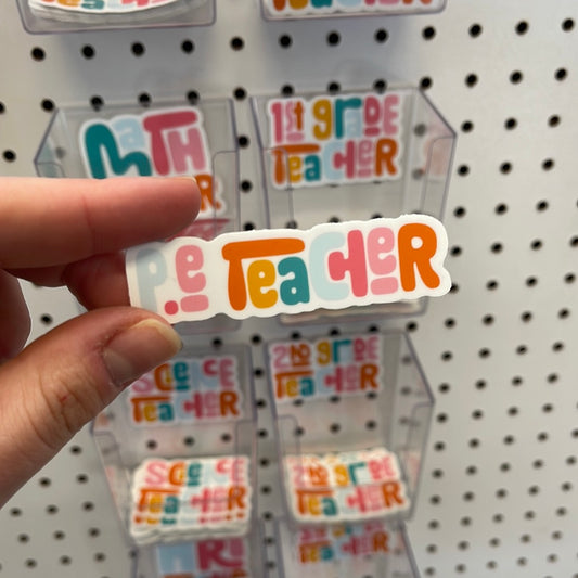 P.E teacher - Sticker