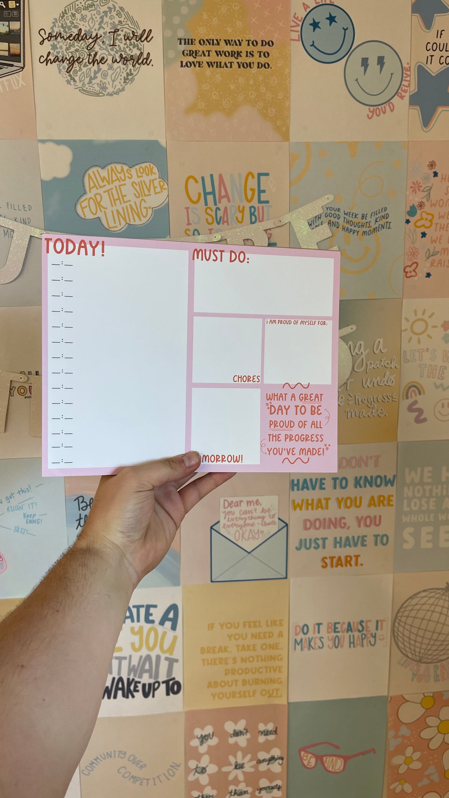 What a Great Day - Daily Planner Notepad