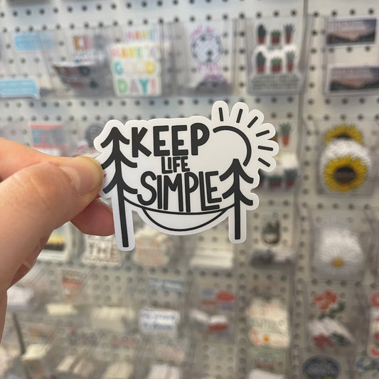 Keep Life Simple - Sticker