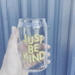 JBK Balloons - Glass Mug - beer can glass - coffee cup