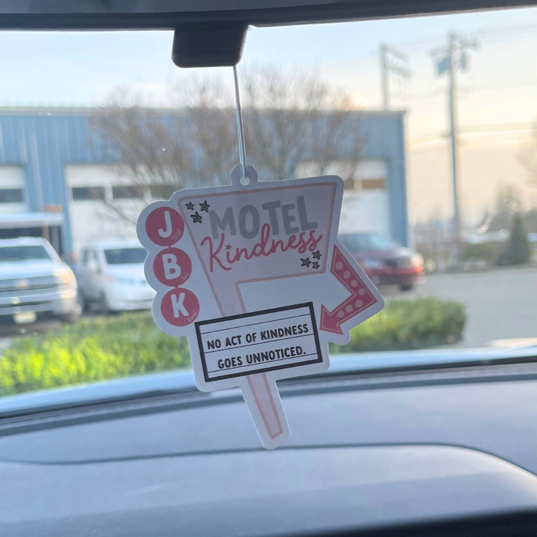 Motel Kindness - Car Air Freshener - Vanilla Scent