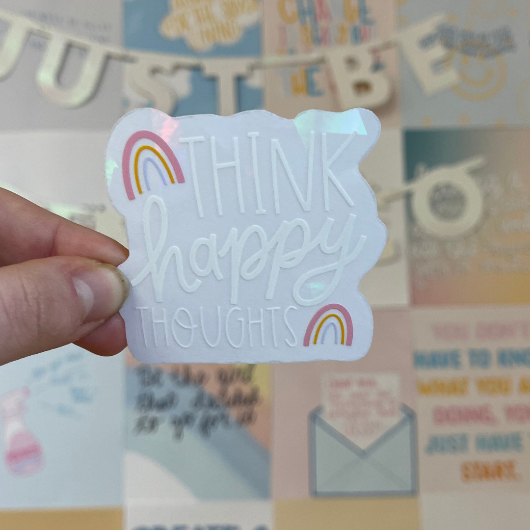 Think Happy Thoughts - Rainbow-Making Sun Catchers