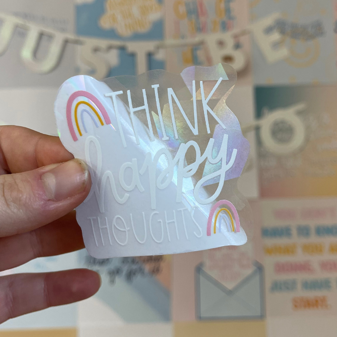 Think Happy Thoughts - Rainbow-Making Sun Catchers