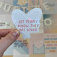 (PINK + WHITE) Let People Know They Are Loved - Rainbow-Making Sun Catchers