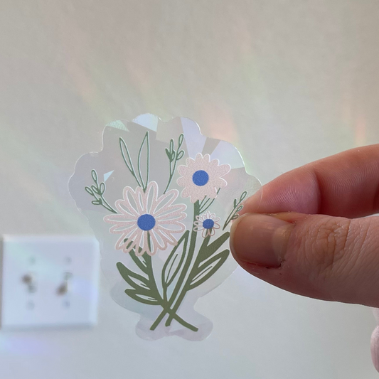 PINK Flower Bunch - Rainbow-Making Sun Catchers