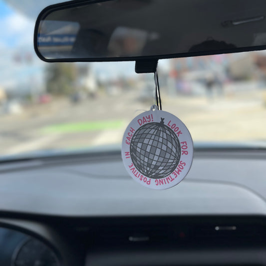 Disco / Look For Something Positive - Car Air Freshener - Vanilla Scent