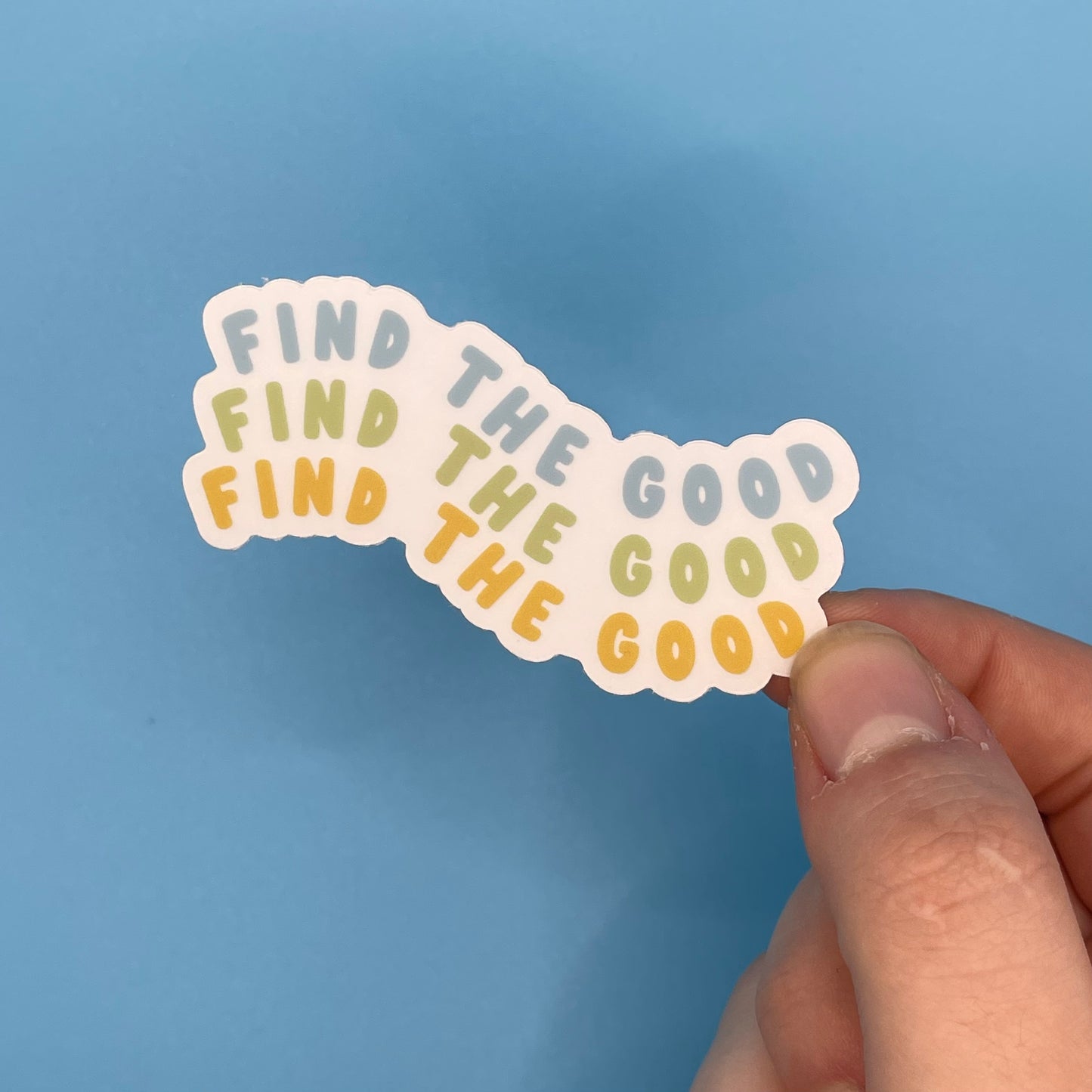 Find The Good - Clear Sticker