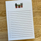 3 plants - To-Do List Notepad