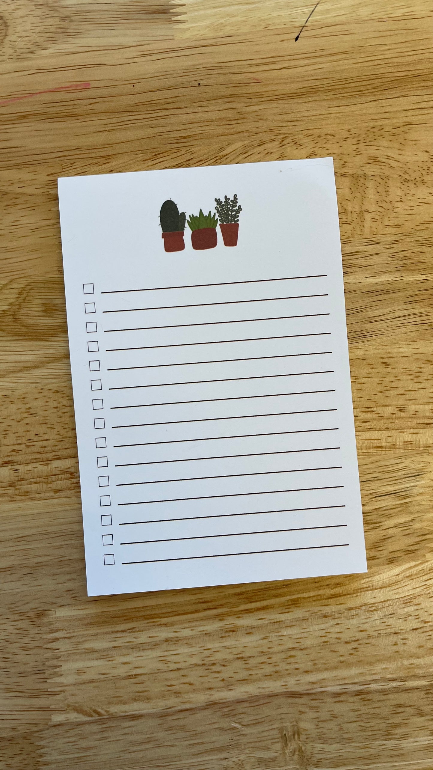 3 plants - To-Do List Notepad