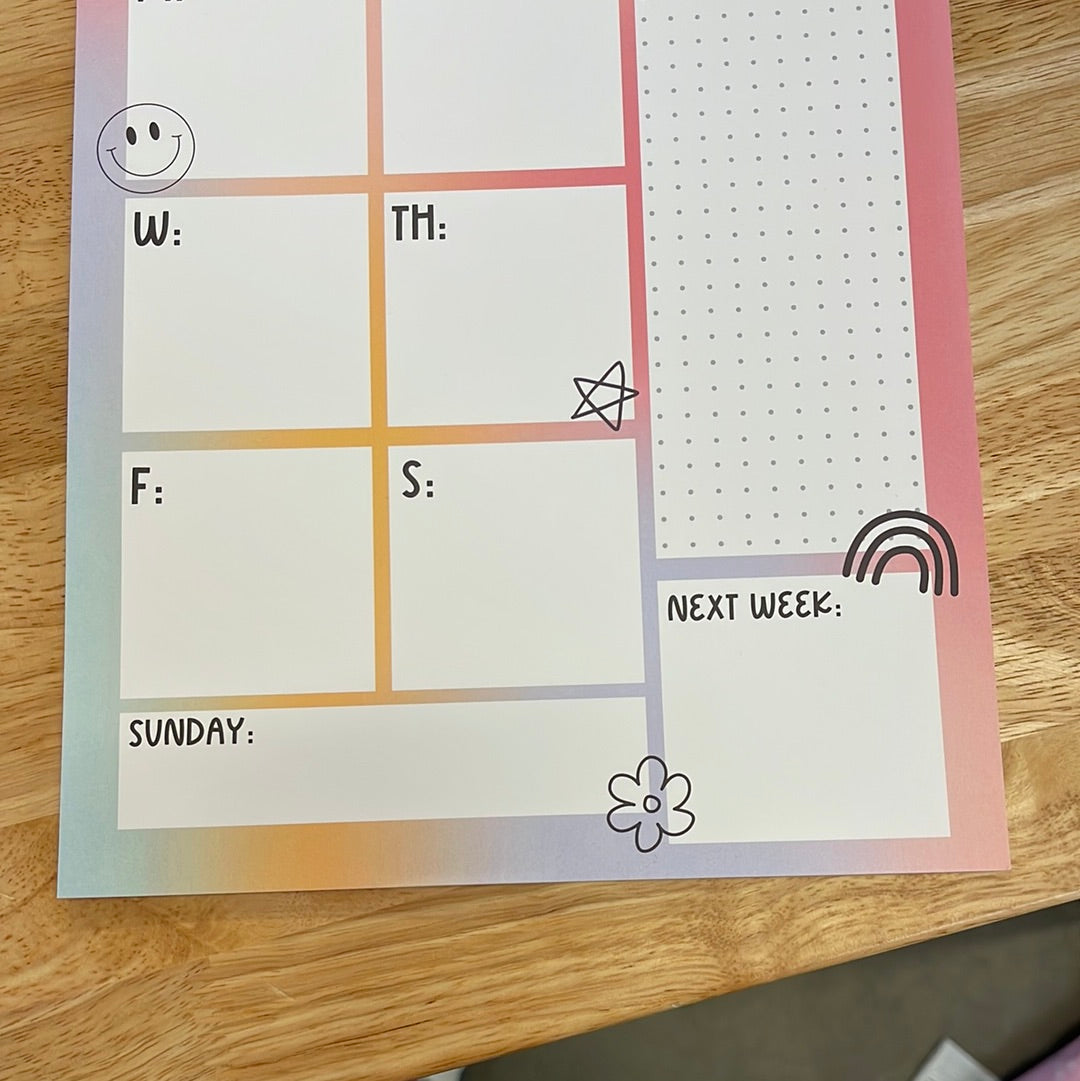 It's A Good Week To Have A Good Week - Weekly Planner Notepad