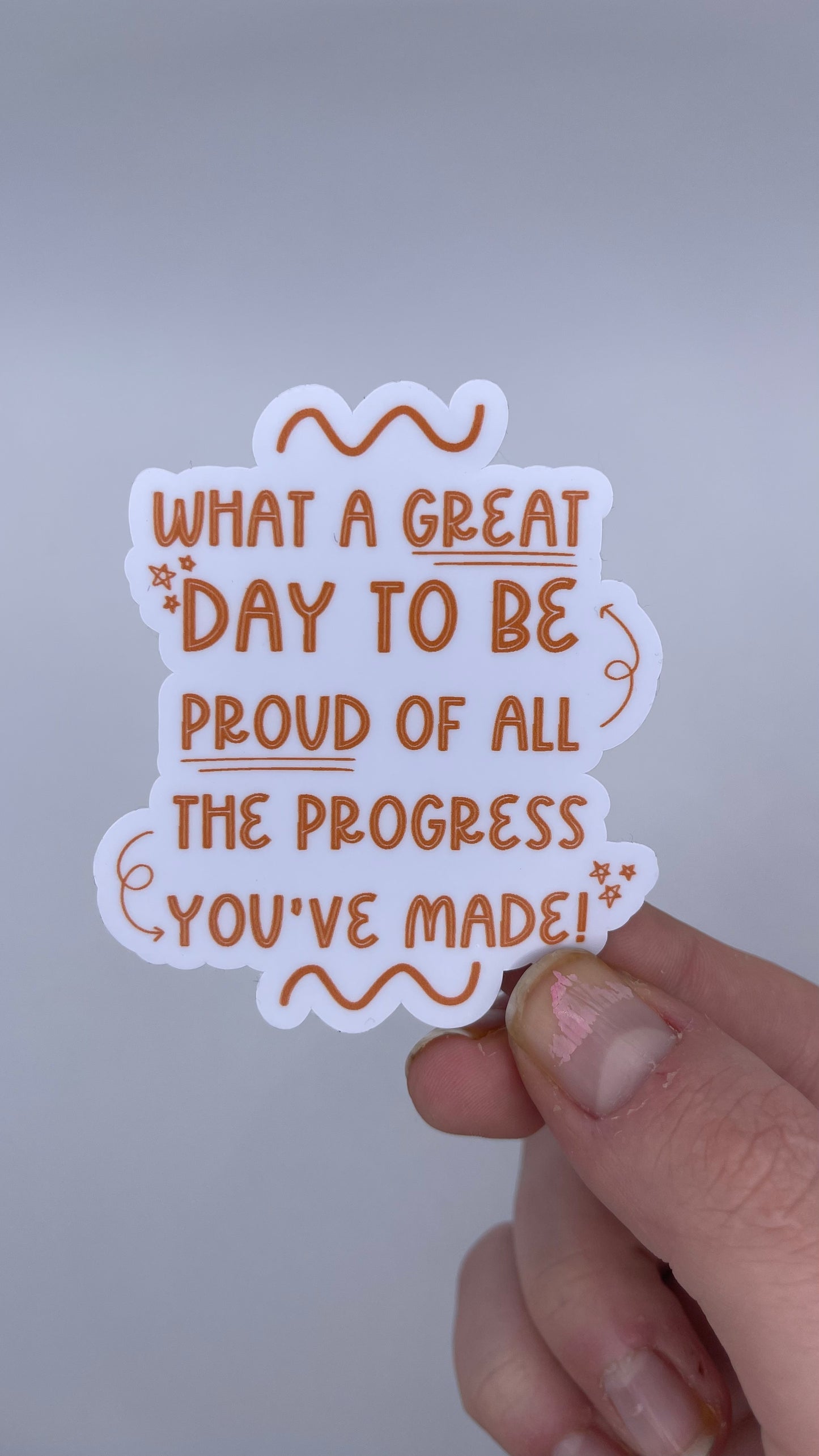 What a great day - Sticker