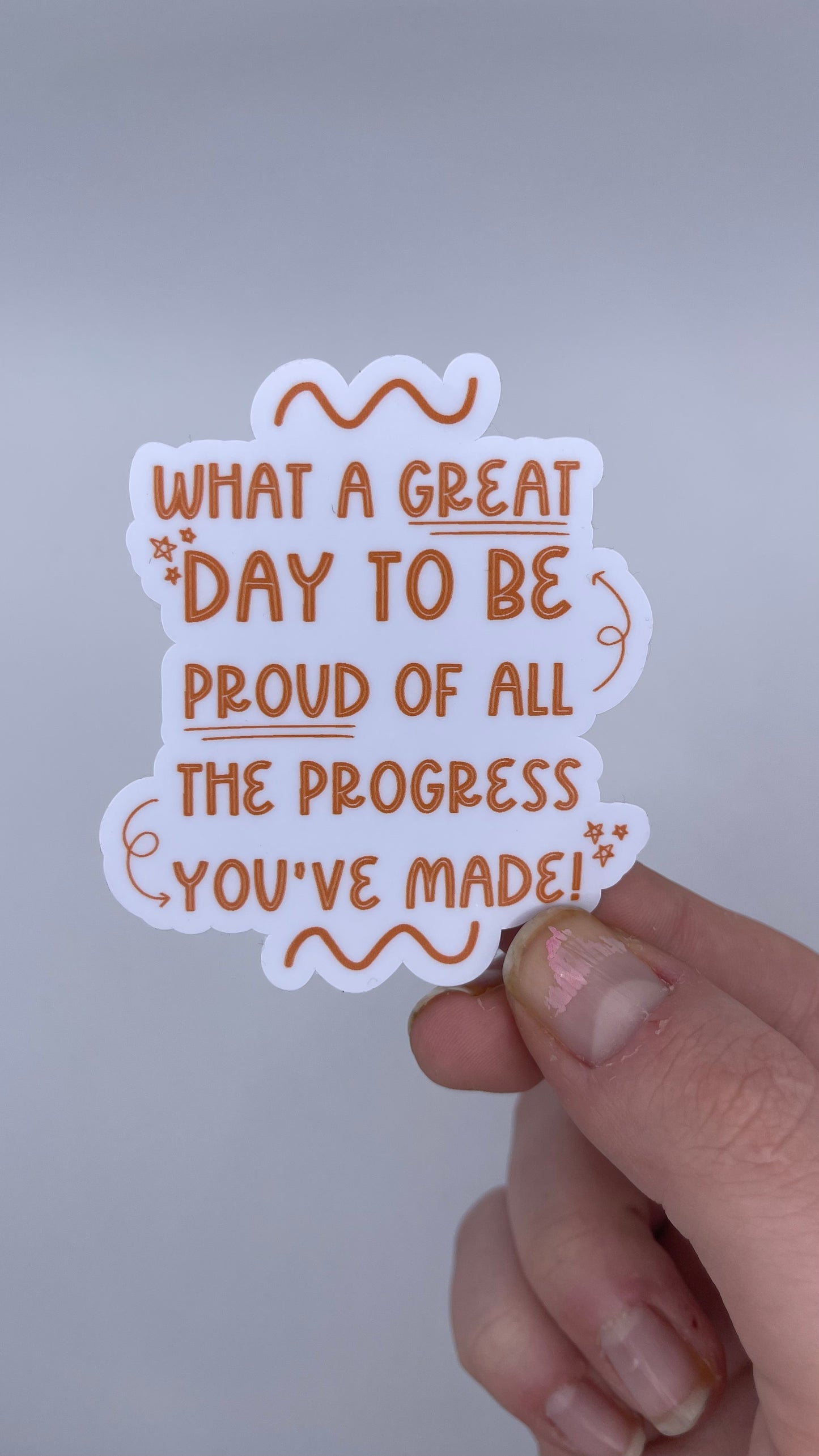 What a great day - Sticker