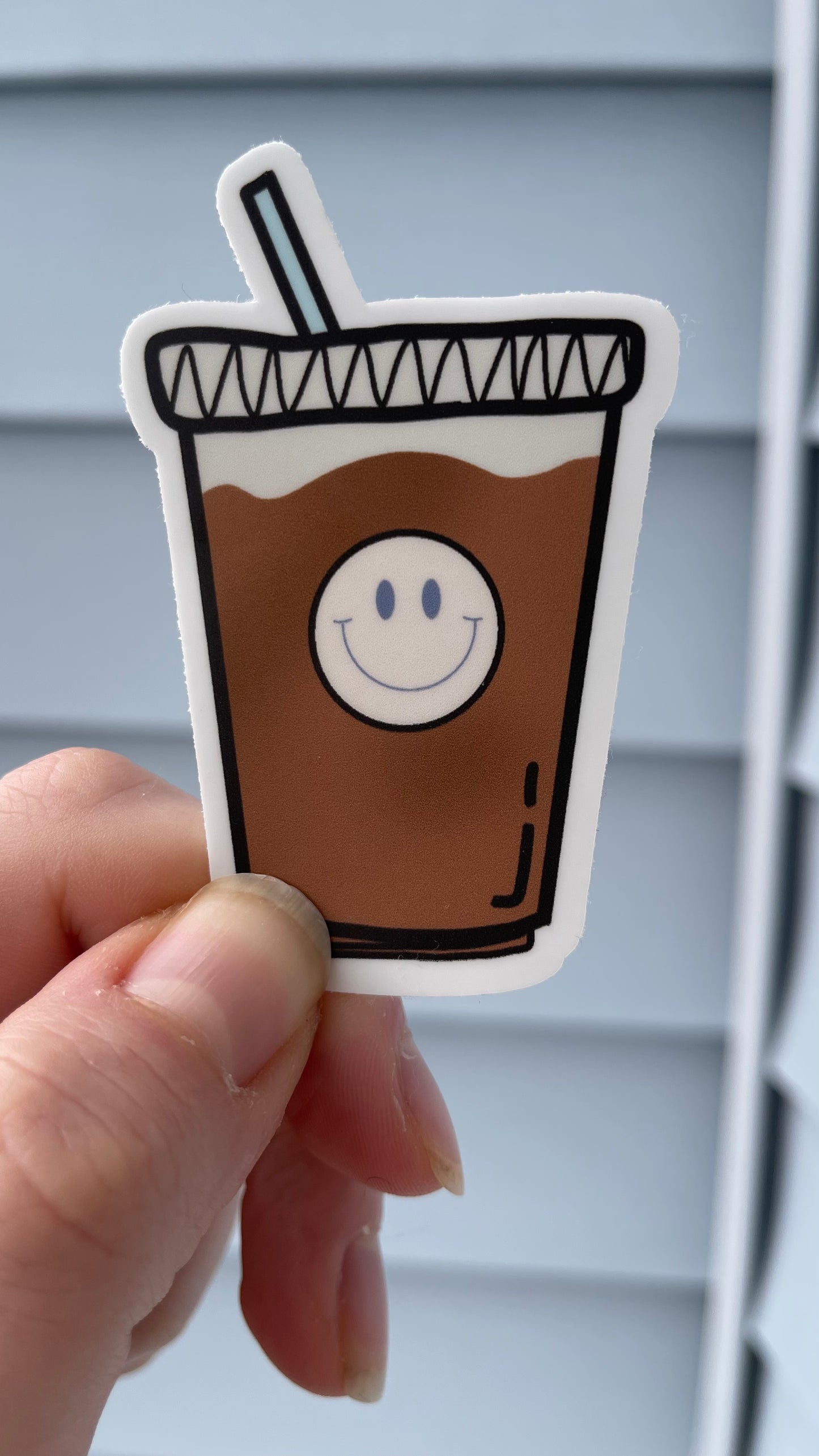 Happy Iced Coffee - Sticker