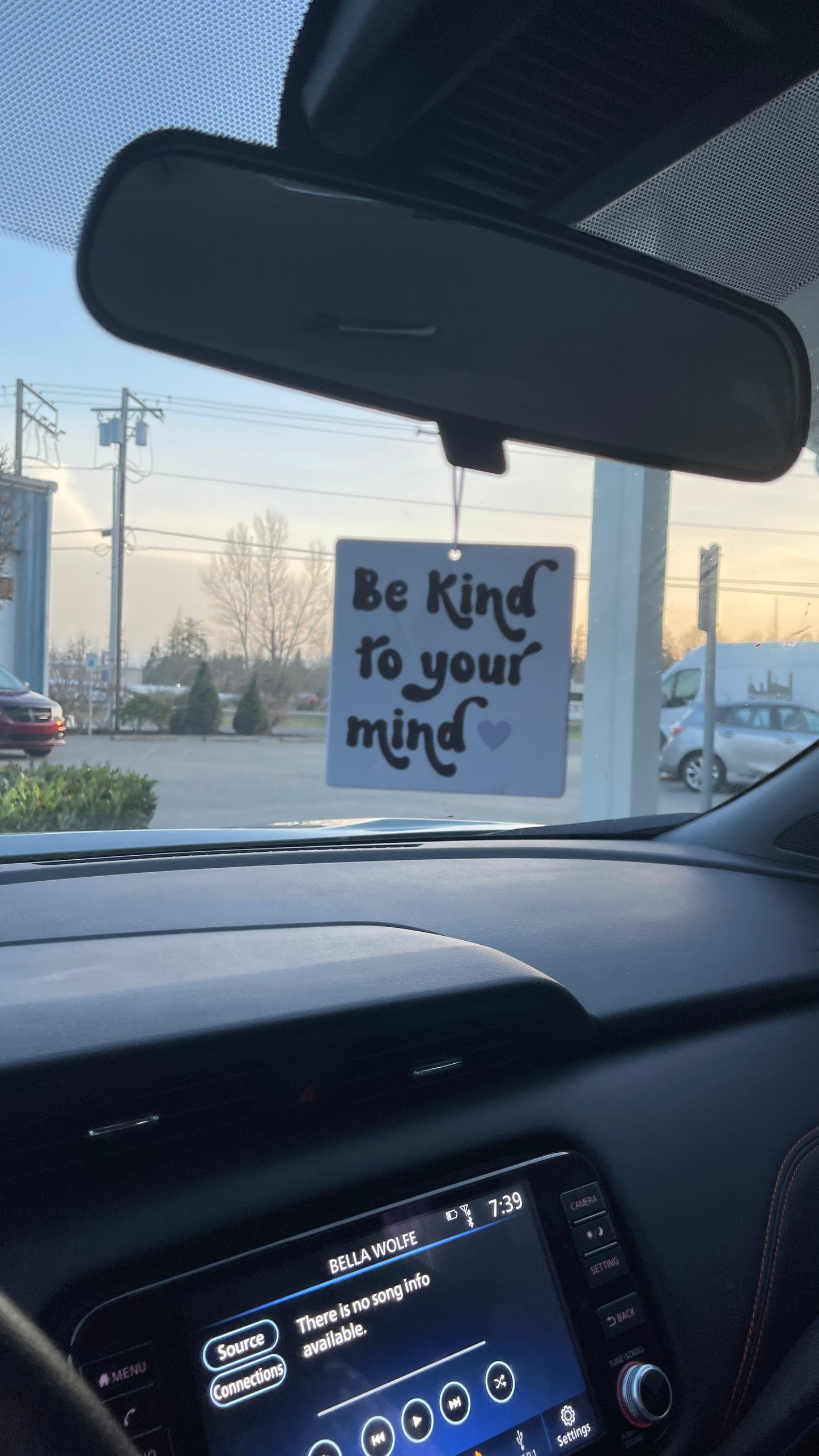 Be Kind To Your Mind - Car Air Freshener - Lavendar Scent