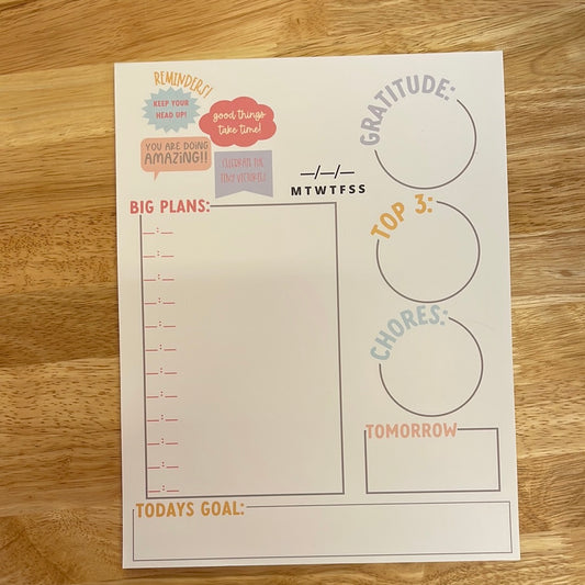 Reminders - Daily Planner Notepad