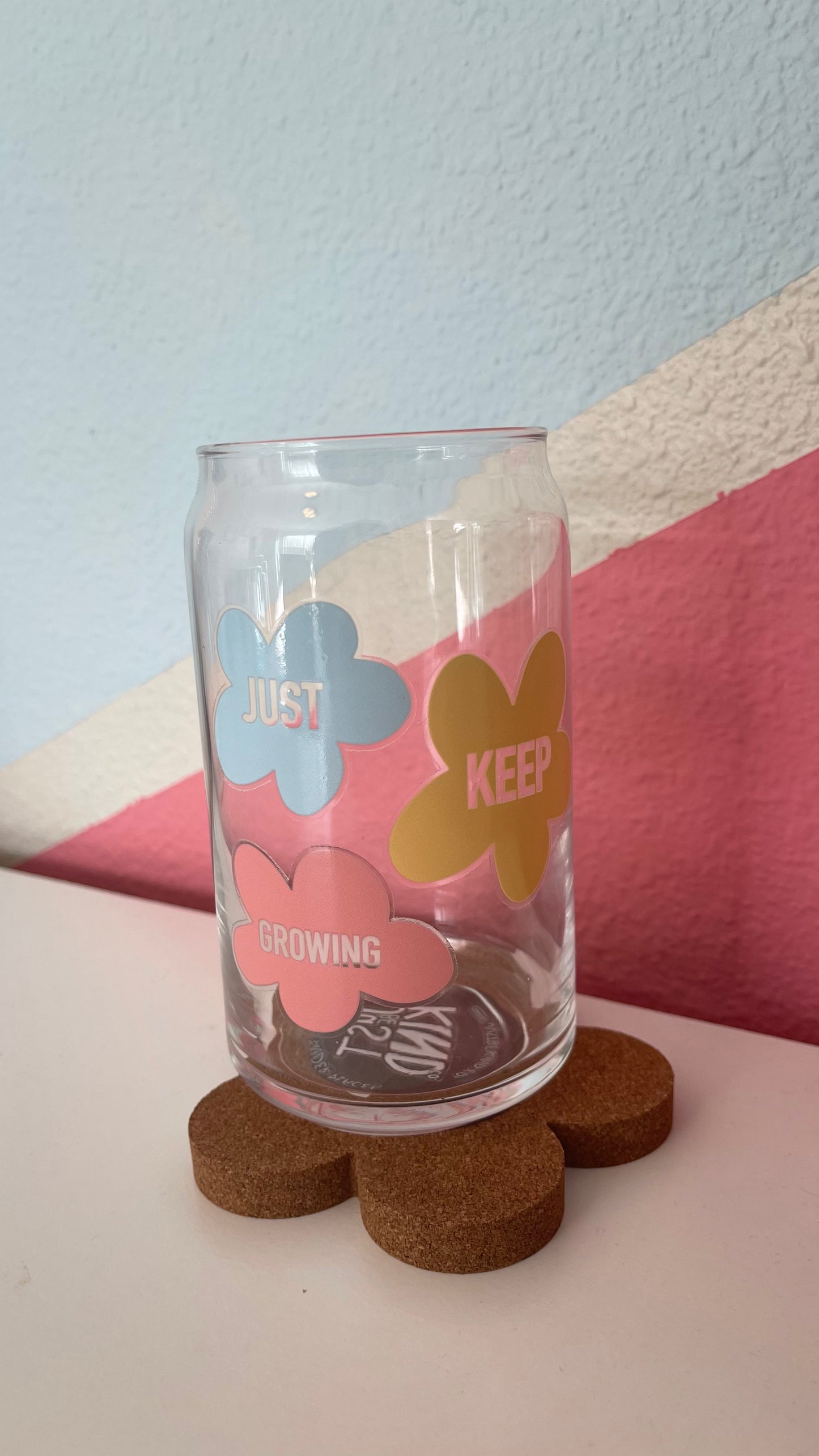 Just Keep Growing - Glass Mug