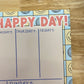 Have A Happy Day - Weekly Planner Notepad