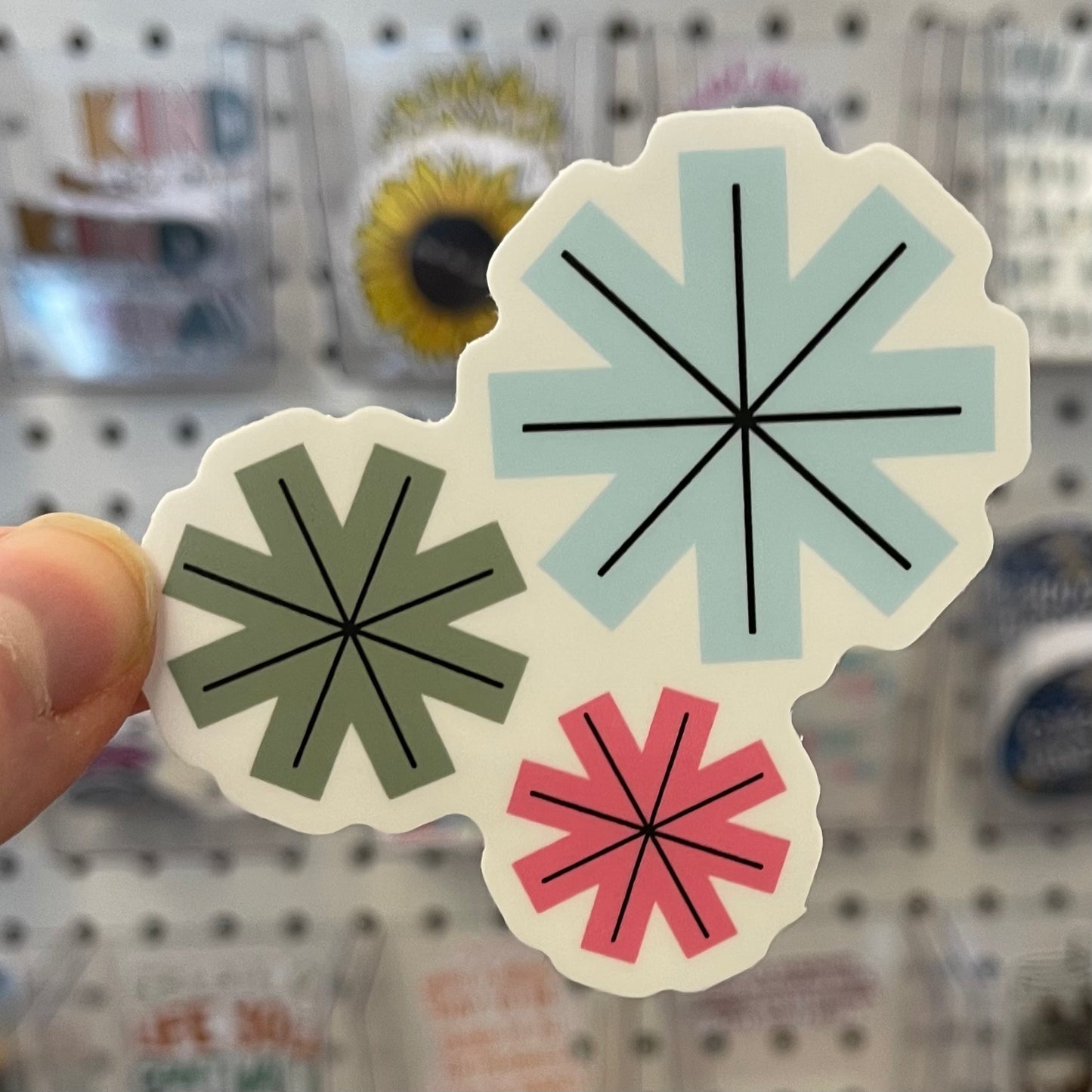 Colorful Asterisks - Sticker