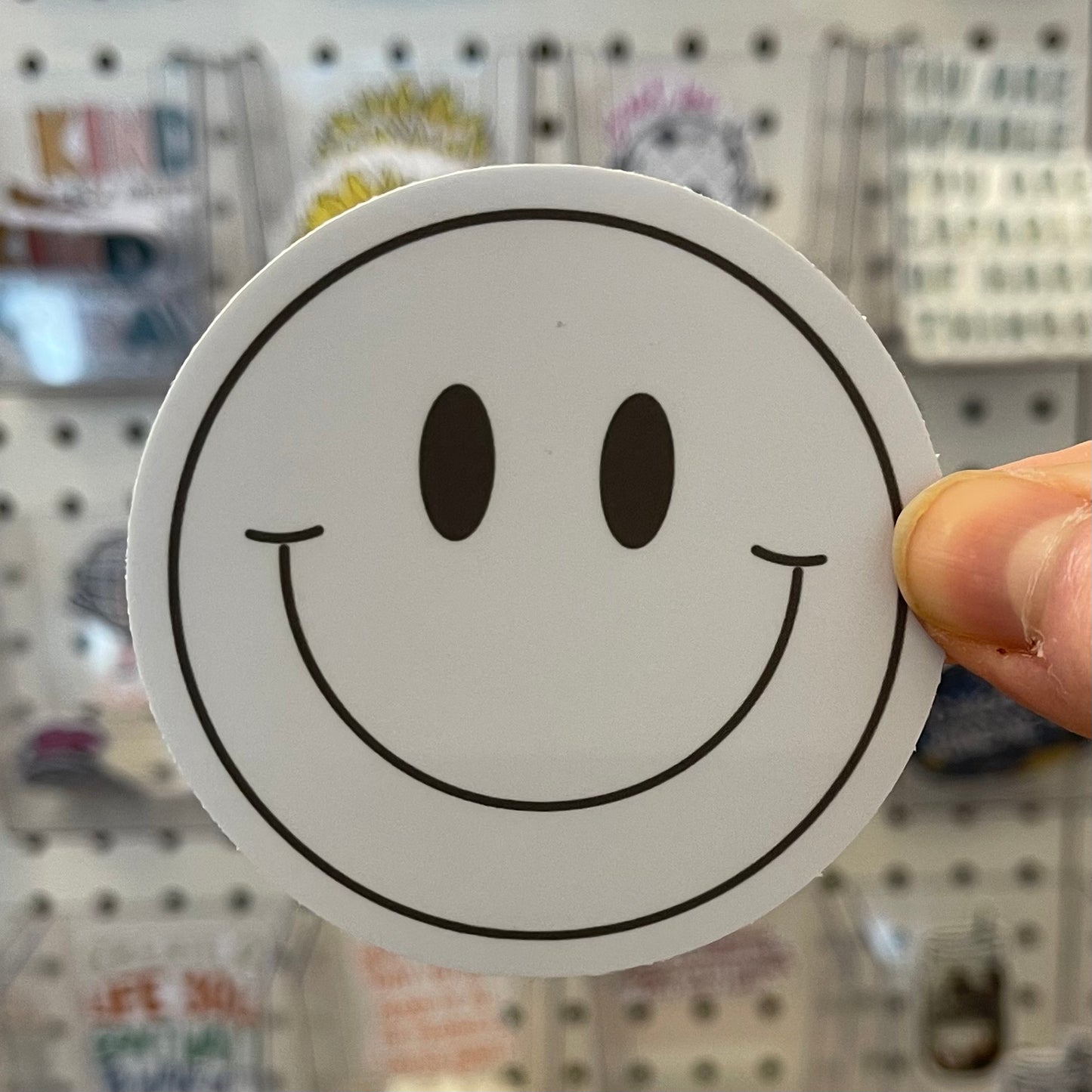 Lilac Smiley - Sticker