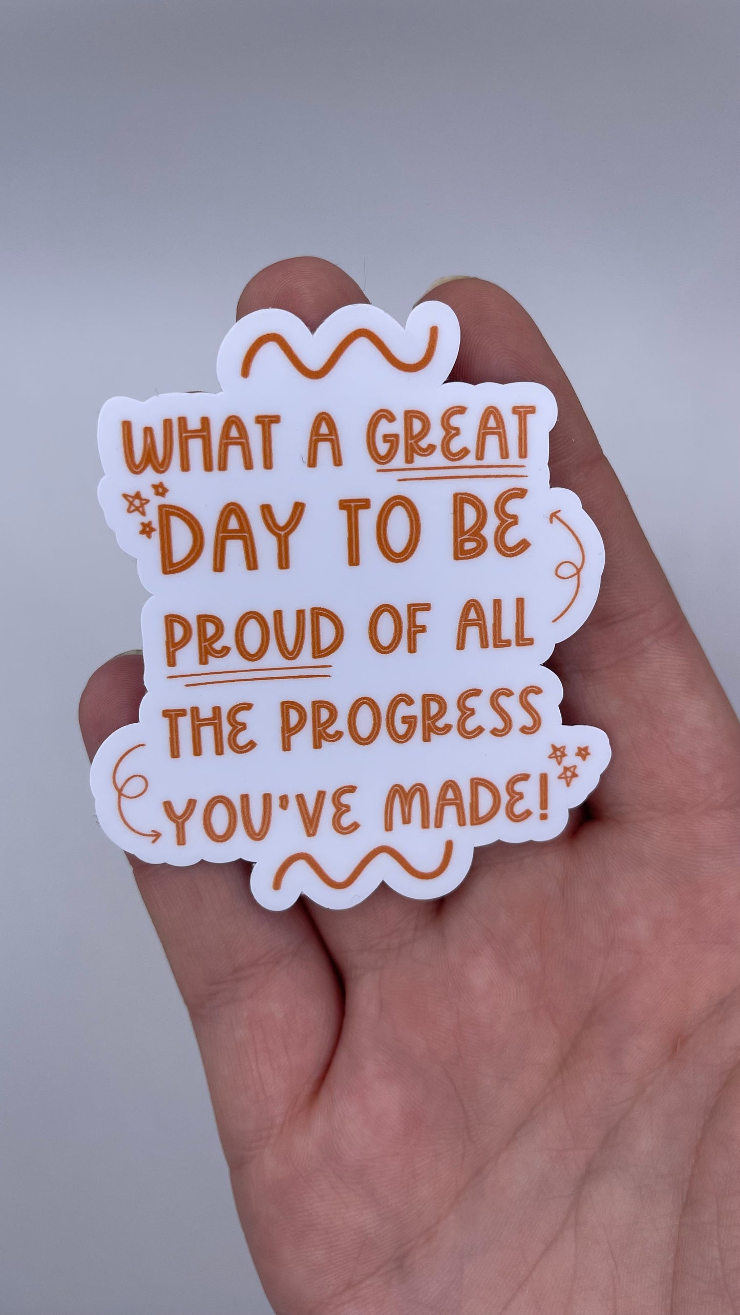 What a great day - Sticker