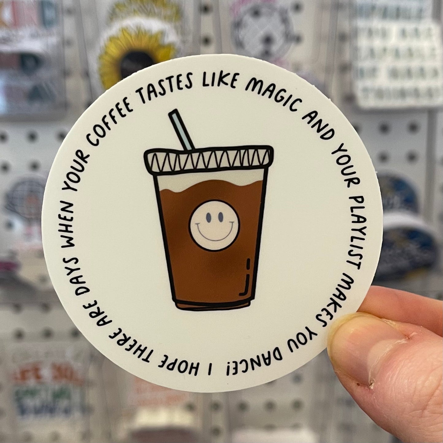 Good Days/ Happy Coffee Cup - Sticker
